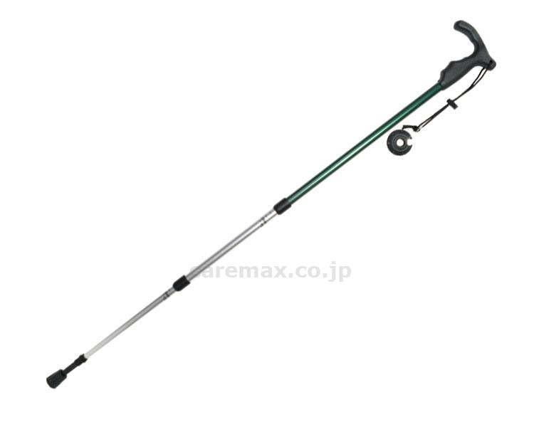 【※法人・施設限定・送料別途】トレッキングストック130 T型グリップ / 553MN クラシックモダングリーン(cm-3336