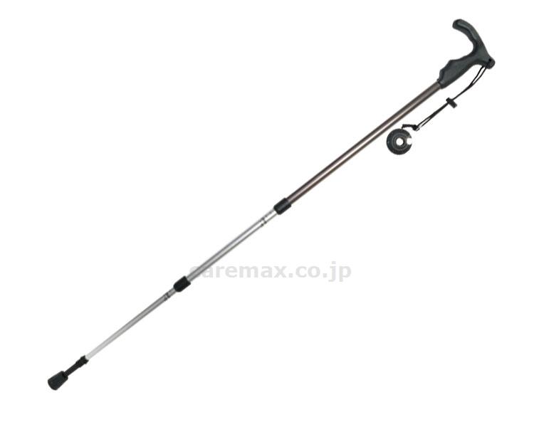 【※法人・施設限定・送料別途】トレッキングストック130 T型グリップ / 553MY クラシックモダンシルバー(cm-3336