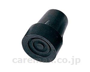 【※法人・施設限定・送料別途】ロフストランドクラッチ Hタイプ用 先ゴム / TY131-1 φ22 黒【販売単位:1】(cm-