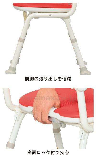 【※法人・施設限定・送料別途】【※大型商品・送料別途】(S0443)安寿 折りたたみシャワーベンチ IN-S （座面角型） /