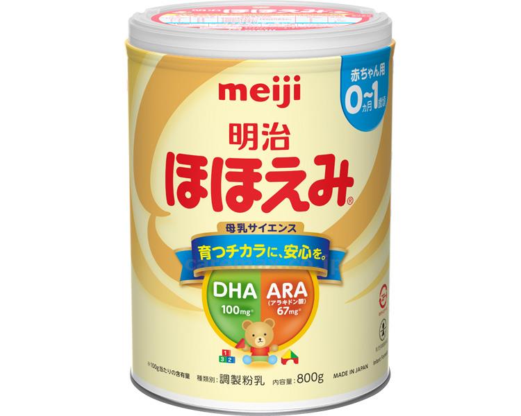 【※取り寄せ・送料別途】粉ミルク　明治ほほえみ / 1419170　800g【販売単位:8】(cm-338160)(cm-338