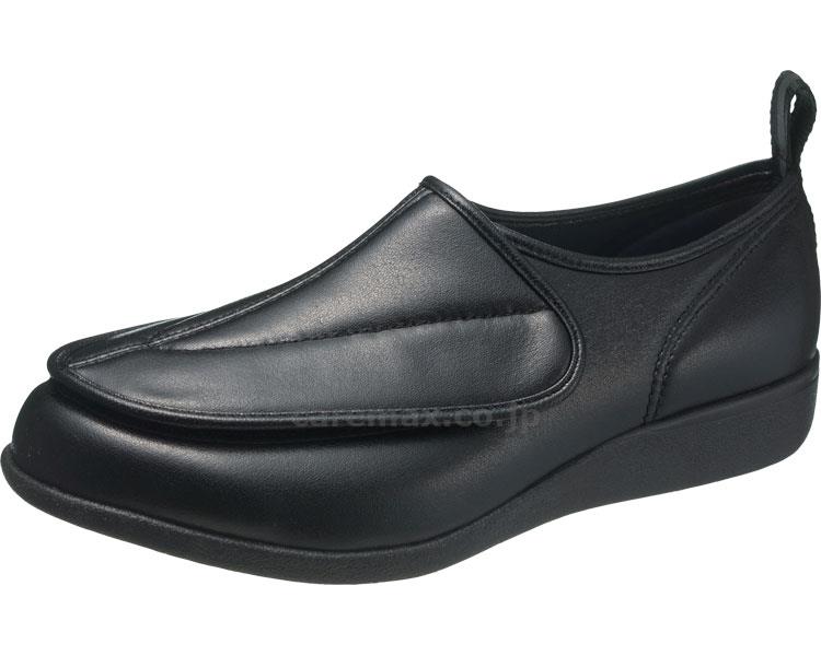 (W0355)快歩主義 M003 紳士用 片足 / 26.5cm ブラックスムース 左足(cm-339742)【販売単位:1】