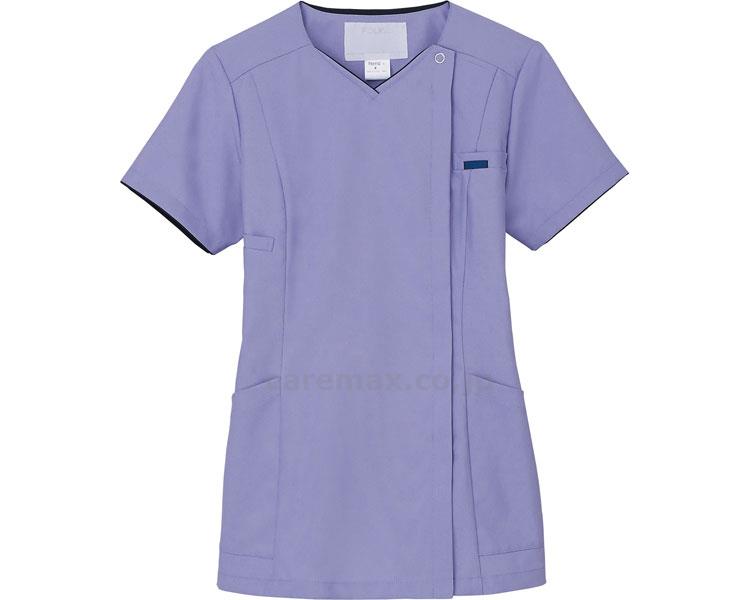 レディスジップスクラブ/7022SC-2LLサックス(cm-341156)【販売単位:1】