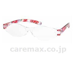 【※取り寄せ・送料別途】携帯用シニアグラス レディース / P028 花柄 +1.00(cm-341280)[個]
