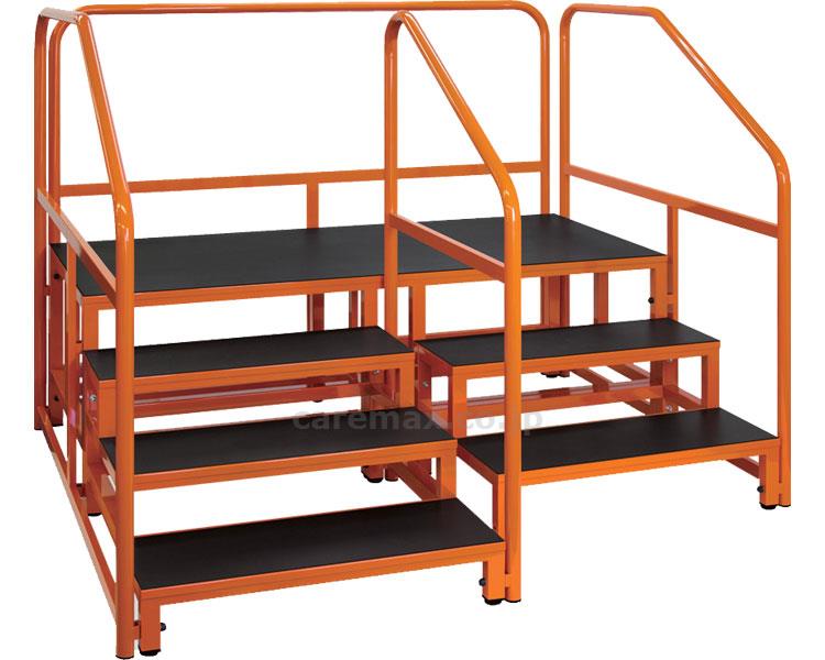 【※法人・施設限定・送料別途】【※受注生産】歩行階段WD/TB-1278ピンク(cm-342557)【販売単位:1】