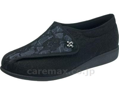 (W0353)快歩主義 L011 婦人用 / 24.0cm ブラック/ブラック【販売単位:1】(cm-342967)(cm-34