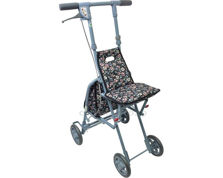 【※法人・施設限定・送料別途】【※大型商品・送料別途】(W1539)サニーウォーカーAS-Ⅲ / 小花BK【販売単位:1】(cm