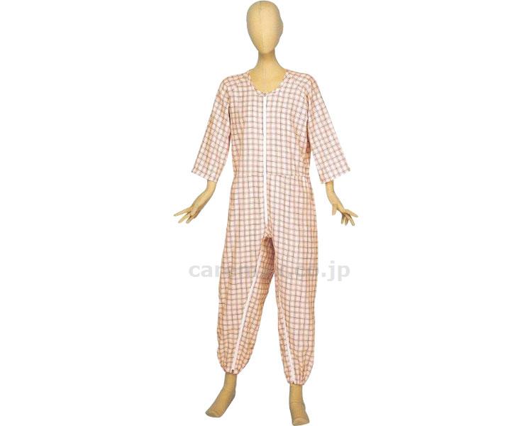 らくらく介護ねまき 背開 カギ付 / 4200 S ピンク【販売単位:1】(cm-345527)(cm-345527)[1枚]
