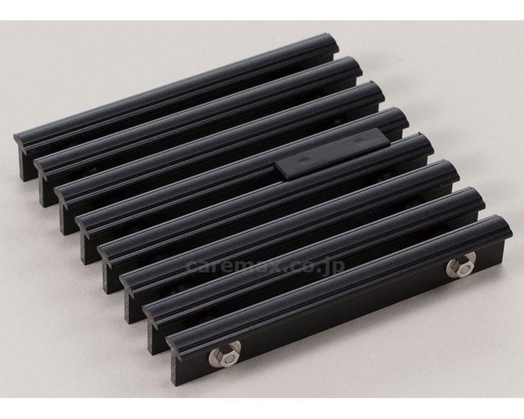 樹脂製すのこグレーチング フタのみ / GRZ-25W500 ブラック【販売単位:1】(cm-345711)(cm-345711