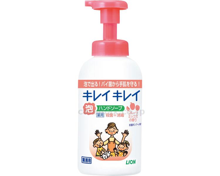 【※取り寄せ・送料別途】キレイキレイ薬用泡ハンドソープ / 550mL フルーツミックスの香り(cm-346786)[ケース(1