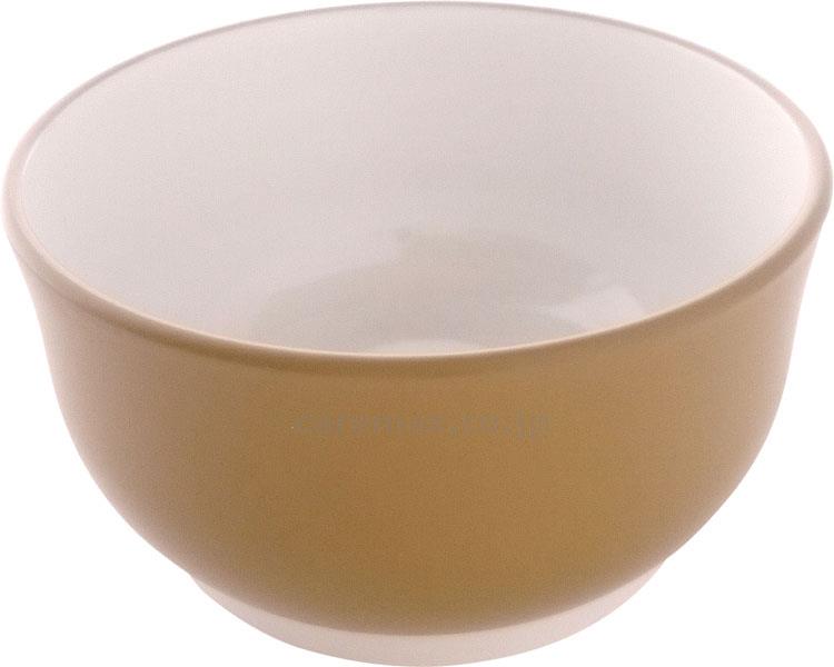 【※法人・施設限定・送料別途】五感で楽しむ自立支援食器IROHA / 小鉢（黄土色）(cm-349979)[ケース(12個入)]