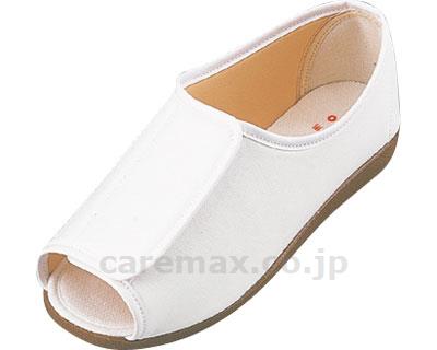 【※受注生産】リハビリシューズ GM601 紳士用 片足 / 25.0cm 白 左足(cm-350136)[個]