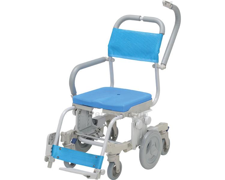 【※法人・施設限定・送料別途】(S0901)シャトレチェア6輪 穴無しシート / SW-6081【販売単位:1】(cm-3501