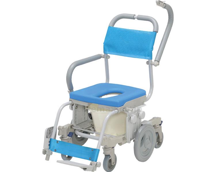 【※法人・施設限定・送料別途】(S0901)シャトレチェア6輪 O型バケツ付 / SW-6083【販売単位:1】(cm-3501
