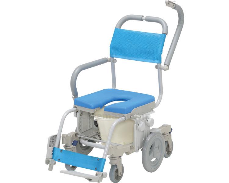 【※法人・施設限定・送料別途】(S0901)シャトレチェア6輪 U型バケツ付 / SW-6084【販売単位:1】(cm-3501