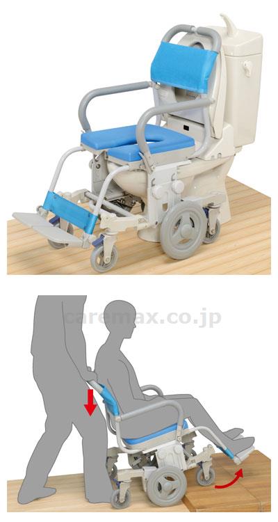 【※法人・施設限定・送料別途】(S0901)シャトレチェア6輪 U型バケツ付 / SW-6084【販売単位:1】(cm-3501