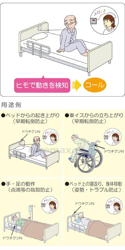 (R0845)離床センサードウチクンN S1 / 00198AS114 アイホン3PNF（適用プラグ⑭）【販売単位:1】(cm-
