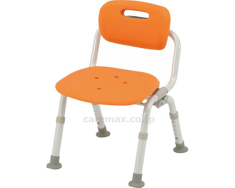 【※法人・施設限定・送料別途】(S0820)シャワーチェア［ユクリア］ミドルおりたたみN / PN-L42121D オレンジ(c