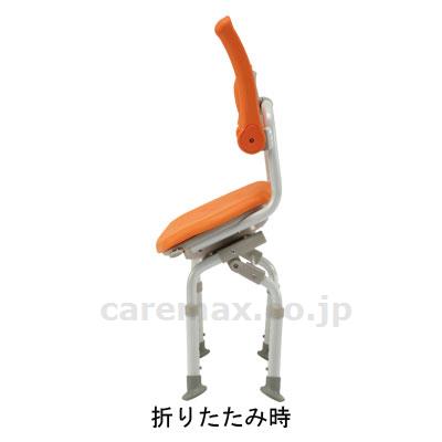 【※法人・施設限定・送料別途】【※大型商品・送料別途】(S0831)シャワーチェア［ユクリア］ミドルSP回転おりたたみN / P