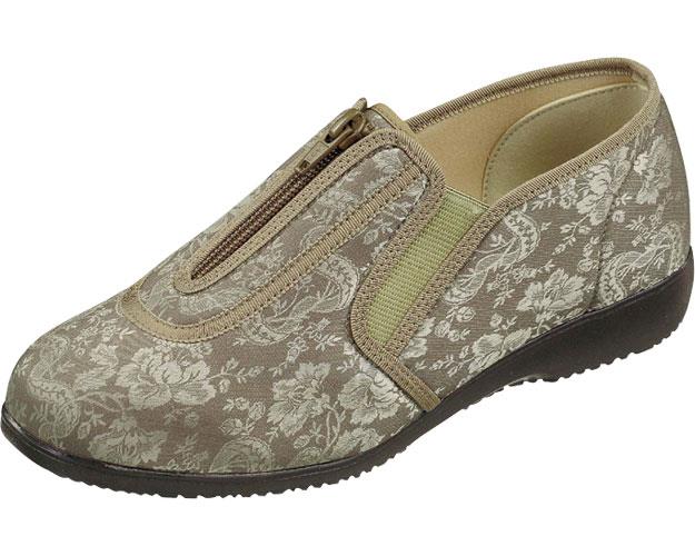 (W2081)くつろぎエルダー329 KE329 婦人用 / 22.5cm モカ(cm-352026)【販売単位:1】