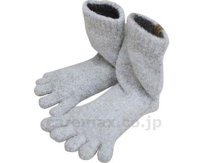 【※定価販売厳守・価格統制】【※法人・施設限定・送料別途】手袋屋さんのゆったり5本指ソックス（ショート） / 869-04 Lグ