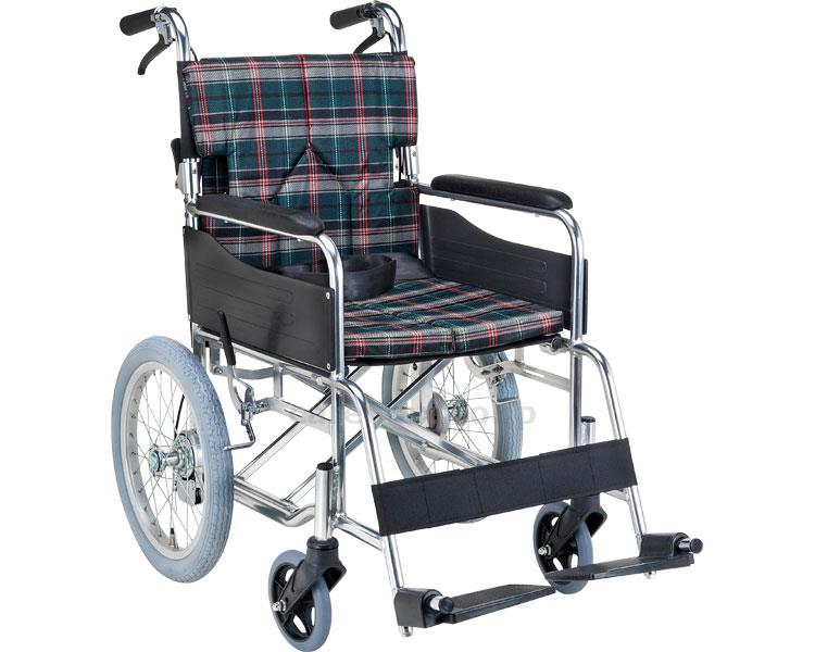 【※法人・施設限定・送料別途】(W2112)介助用スタンダードモジュール車いす / SMK30-4243GC 座幅42cm グリ
