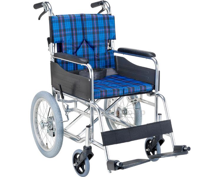 【※法人・施設限定・送料別途】(W2112)介助用スタンダードモジュール車いす / SMK30-4243NC 座幅42cm ネイ
