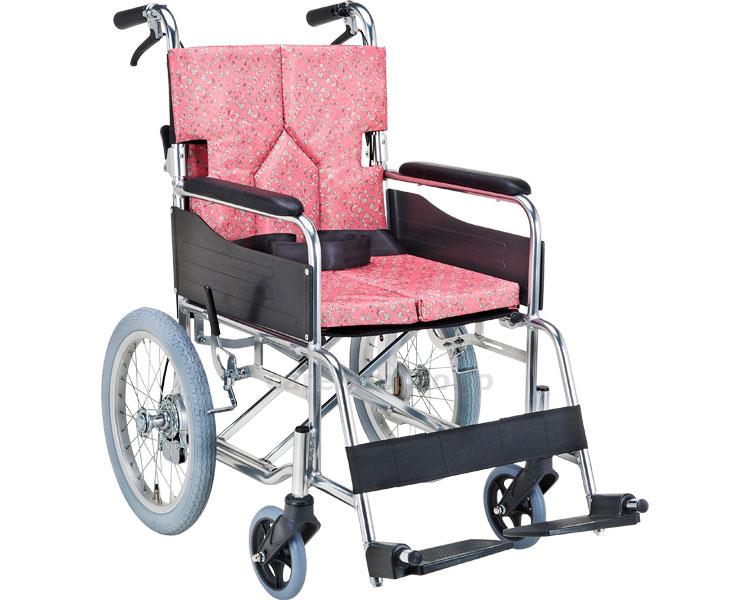 【※廃盤予定】【※法人・施設限定・送料別途】(W2112)介助用スタンダードモジュール車いす / SMK30-3843KP 座幅