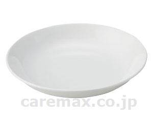 【※定価販売厳守・価格統制】60深皿（主菜） φ187×H35 / 81Q-MP6F M白【販売単位:1】(cm-354661)