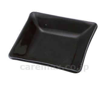 【※定価販売厳守・価格統制】角小付 80×80×H18 / 8B1-CKKT 黒【販売単位:1】(cm-354700)(cm-3