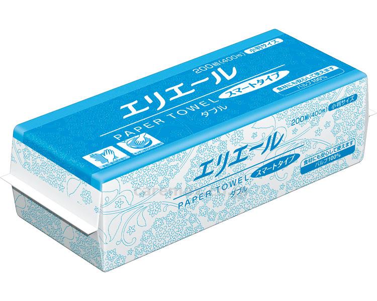 【※法人・施設限定・送料別途】エリエールペーパータオルスマートタイプ/703390ダブル小判(cm-355921)【販売単位:4