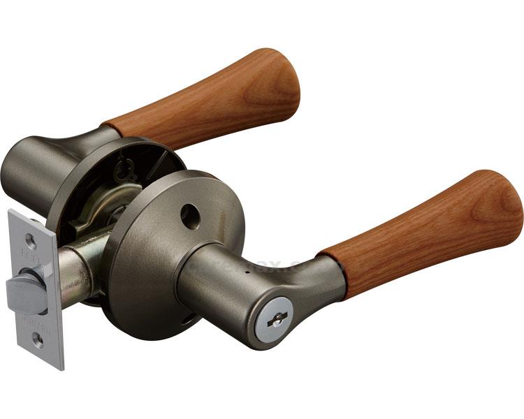 エクレ兼用取替バリアフリーレバー錠鍵付間仕切錠/012-6533アンバー＋MブラウンEL5060-35MW-UMB(cm-356