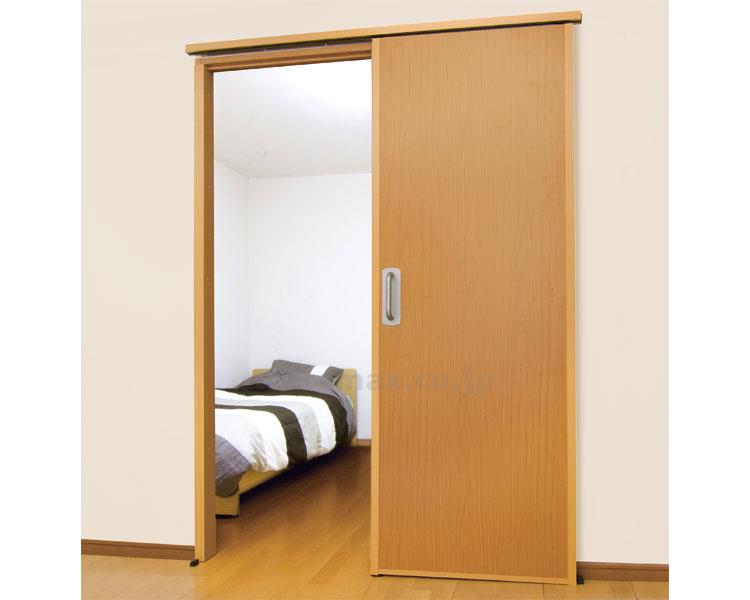 エコ引き戸標準タイプアウトセット錠付/013-8475木目ライトESD-01LWL(cm-356590)【販売単位:1】