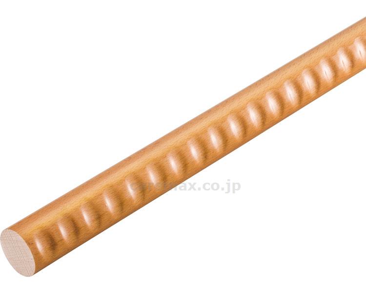 32グロス丸棒 ディンプル付 2m / 040-0635 Lオーク BC-GL12 (cm-357938)[本]