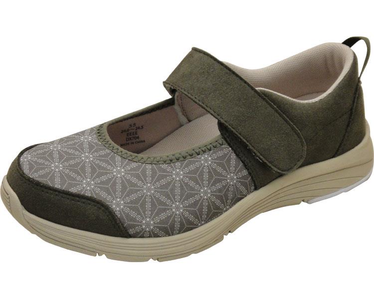 (W2187)すたこらさんソフト晴（はれ）77婦人用/22.0cmオリーブ(cm-360882)【販売単位:1】