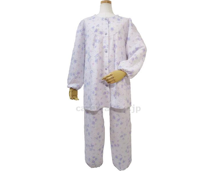 (U0455)ハートフルキルトパジャマ（17年新柄）/HP12-085NMパープル(cm-361021)【販売単位:1】