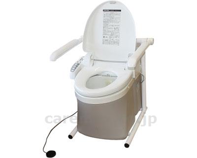 水洗式ポータブルトイレ流せるポータくん3号/SPF15-3-SB洗浄便座付タイプ(cm-361200)【販売単位:1】