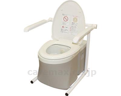 水洗式ポータブルトイレ流せるポータくん3号/SPF15-3標準便座タイプ(cm-361216)【販売単位:1】