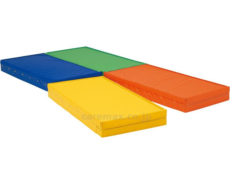 連結式カラーマットすべり止め付90×180×10cm/G-1536Y黄(cm-363523)【販売単位:1】