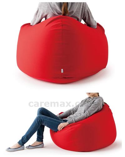 【※定価販売厳守・価格統制】三角フィットソファ（カバー付） / 白【販売単位:1】(cm-365422)(cm-365422)[