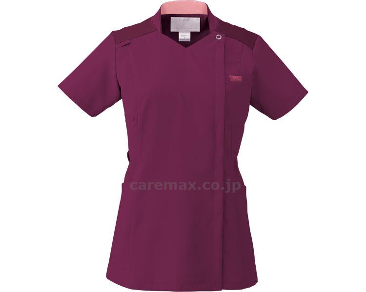 レディスジップスクラブ/7038SCLバーガンディ×バーガンディ(cm-369421)【販売単位:1】