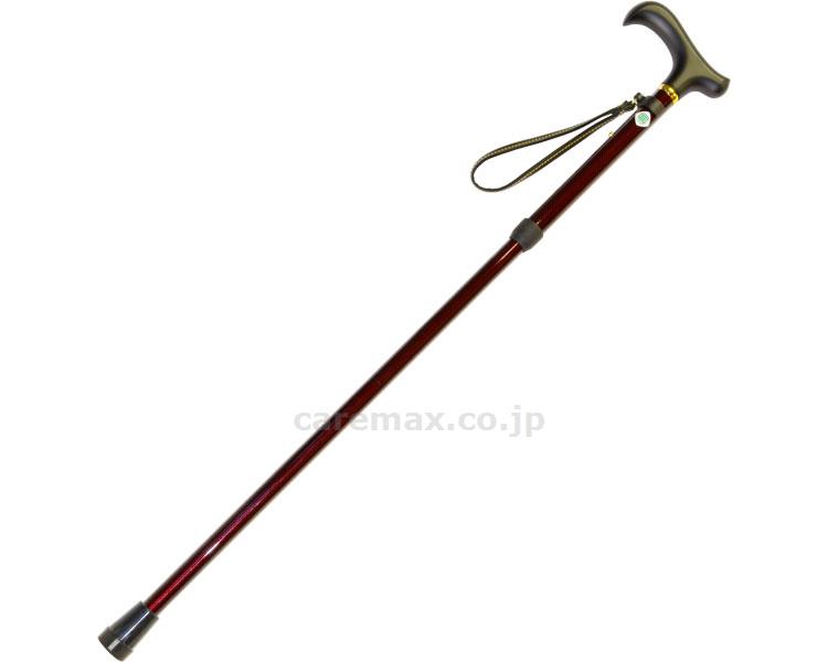 カーボンステッキ4折りたたみ5段階調整/974CRクラシックモダンレッド(cm-372048)【販売単位:1】