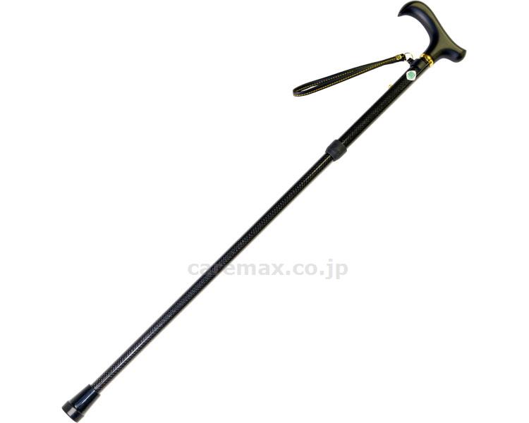 カーボンステッキ4折りたたみ5段階調整/974CYクラシックモダンブラック(cm-372049)【販売単位:1】