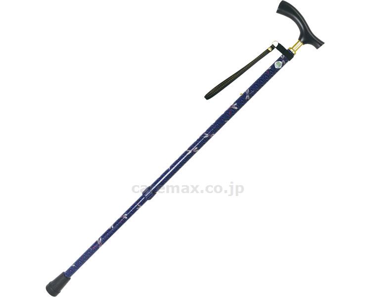 スリムプリントステッキ10段階調整/704LD夕焼けこやけ(cm-372096)【販売単位:1】