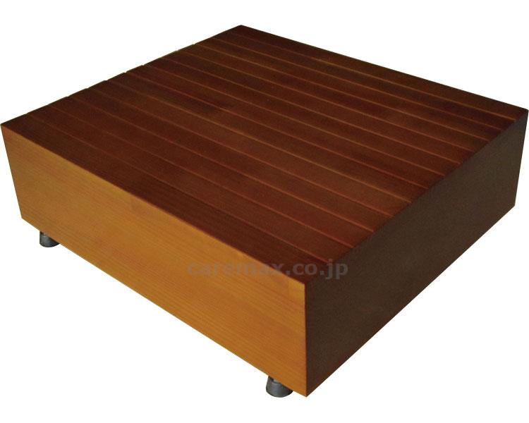 (R0748)既製品踏み台 60×35×15～18cm / 51123 ブラウン【販売単位:1】(cm-372842)(cm-3