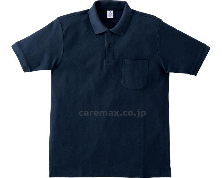 ポケット付きCVC鹿の子ドライポロシャツ / MS3114-8 3L ネイビー【販売単位:1】(cm-374574)(cm-37