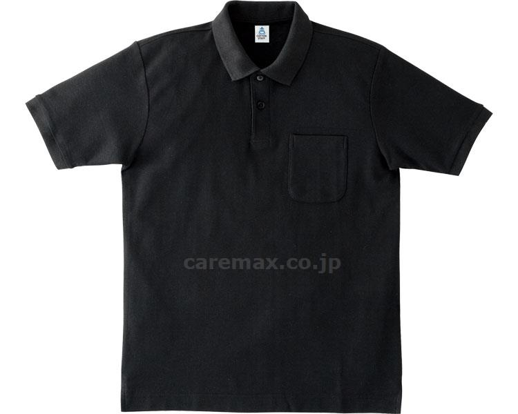 ポケット付きCVC鹿の子ドライポロシャツ / MS3114-16 GS ブラック【販売単位:1】(cm-374577)(cm-3