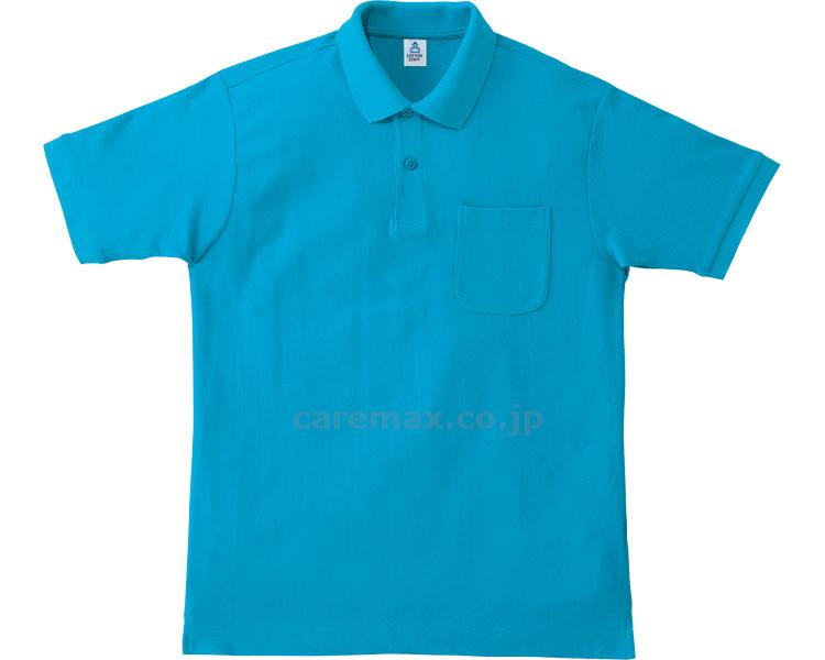 ポケット付きCVC鹿の子ドライポロシャツ/MS3114-26Lターコイズ(cm-374907)【販売単位:1】