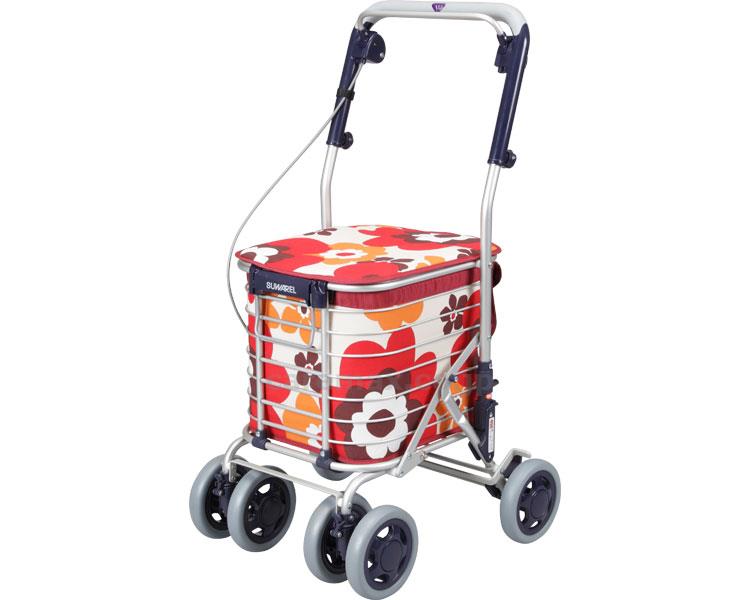 (W2152)スワレル / AS-0275 花柄レッド【販売単位:1】(cm-377613)(cm-377613)[1台]