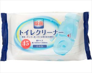 【※WEB販売不可】【※法人・施設限定・送料別途】(T0996)トイレクリーナー / WT-693 45枚入(cm-377936